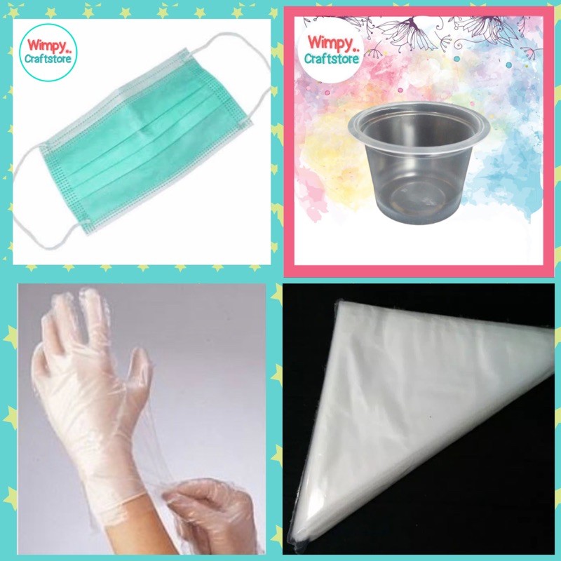 Jual Perlengkapan Deco Resin Clay Masak fondant plastik segitiga sarung ...