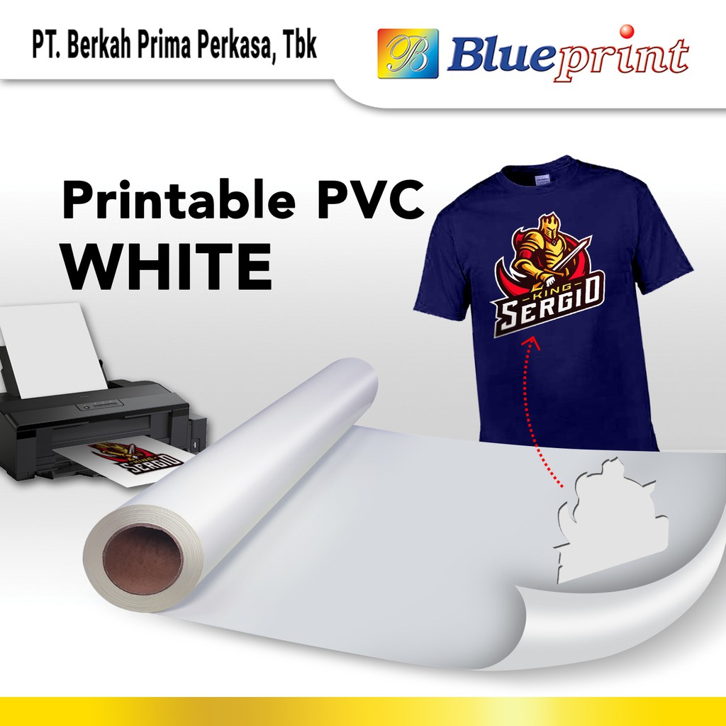 Jual Polyflex PVC Printable White Blueprint BP-PPC1WHT | Shopee Indonesia