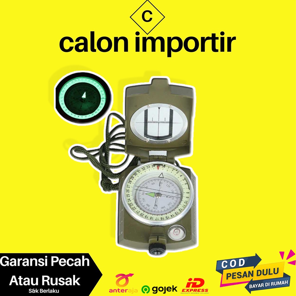 Jual Kompas Militer Clinometer Camping Hiking Climbing Outdoor Tools ...