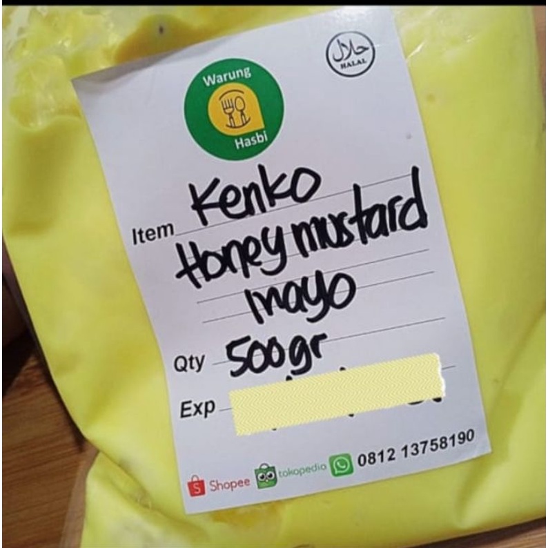 Jual kenko honey mustard mayo repack 500gr (honey mustard mayo nya wingstop) Shopee Indonesia