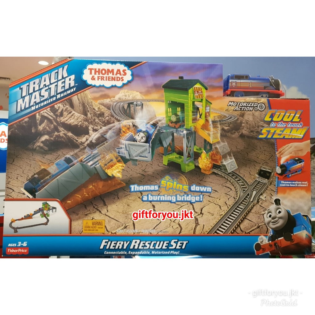 Fiery rescue set trackmaster online