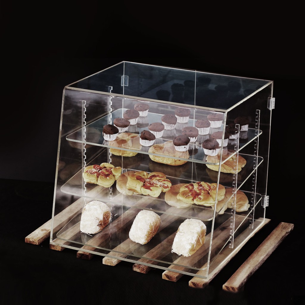 Jual tempat roti akrilik khusus kurir instant | Shopee Indonesia