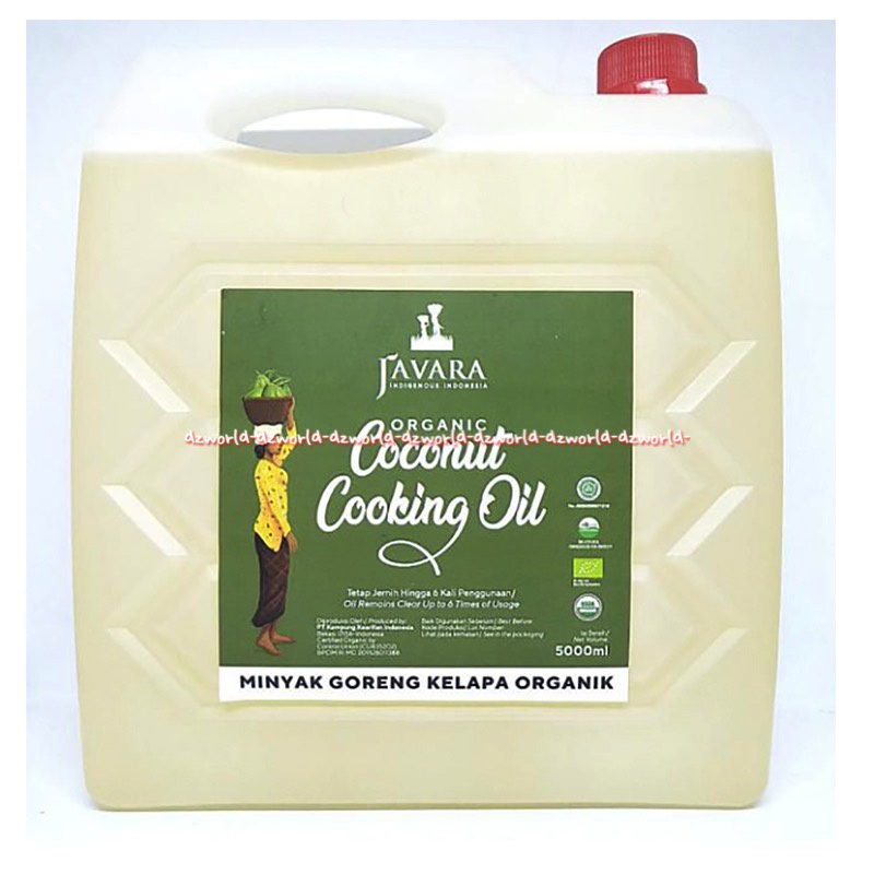 Jual Javara Organic Coconut Cooking Oil 5L Minyak Goreng Kelapa Organik
