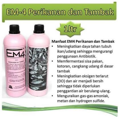 Jual EM4 Perikanan Dan Tambak/Probiotik/Probiotic 1Liter/1000ML ...