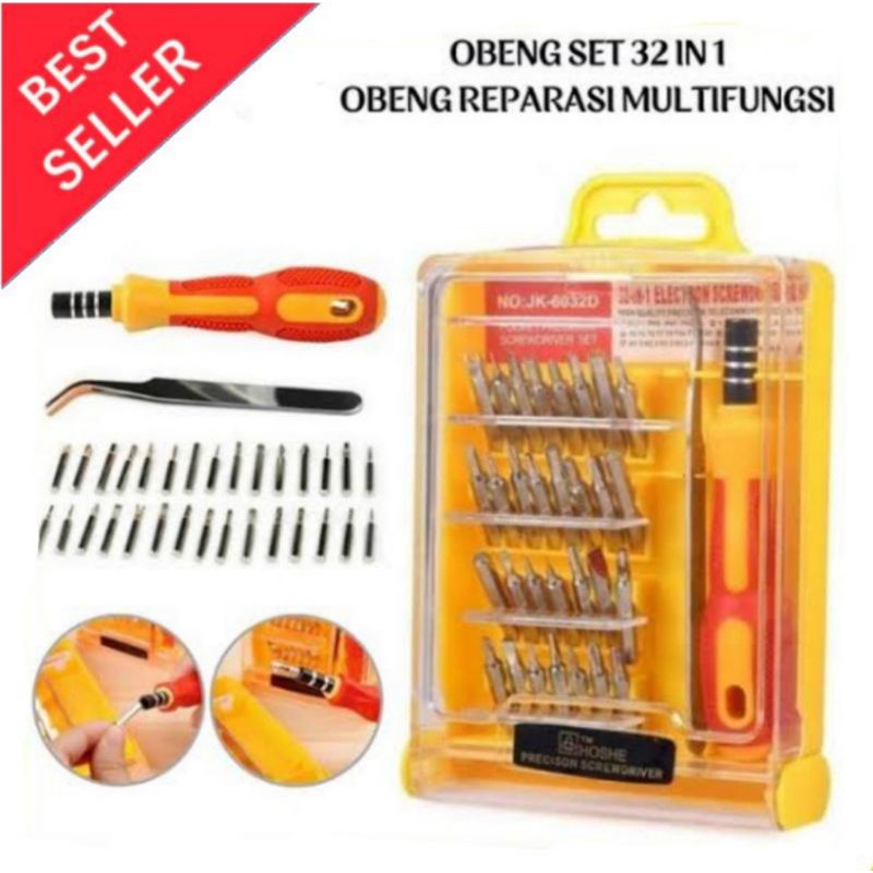 Jual Obeng Set Toolkit Kotak 32in1 Lengkap Dengan Pinset 32 In 1 Shopee Indonesia 0930