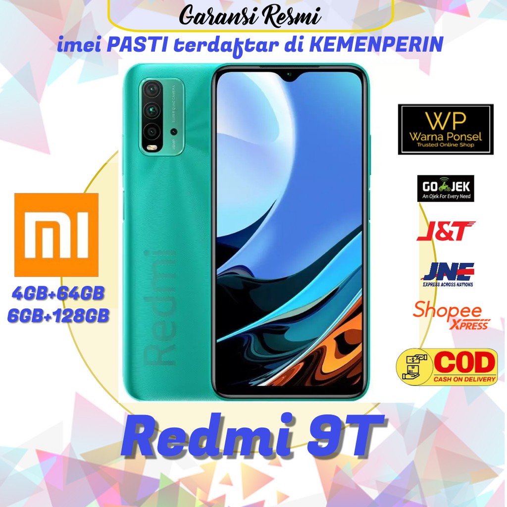 Jual Redmi 9T Ram 4GB+64GB 6GB+128GB Garansi Resmi Xiaomi Shopee