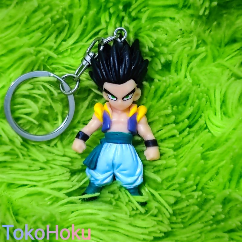 Jual Gantungan Kunci Dragon Ball Z Super Saiyan Action Figure
