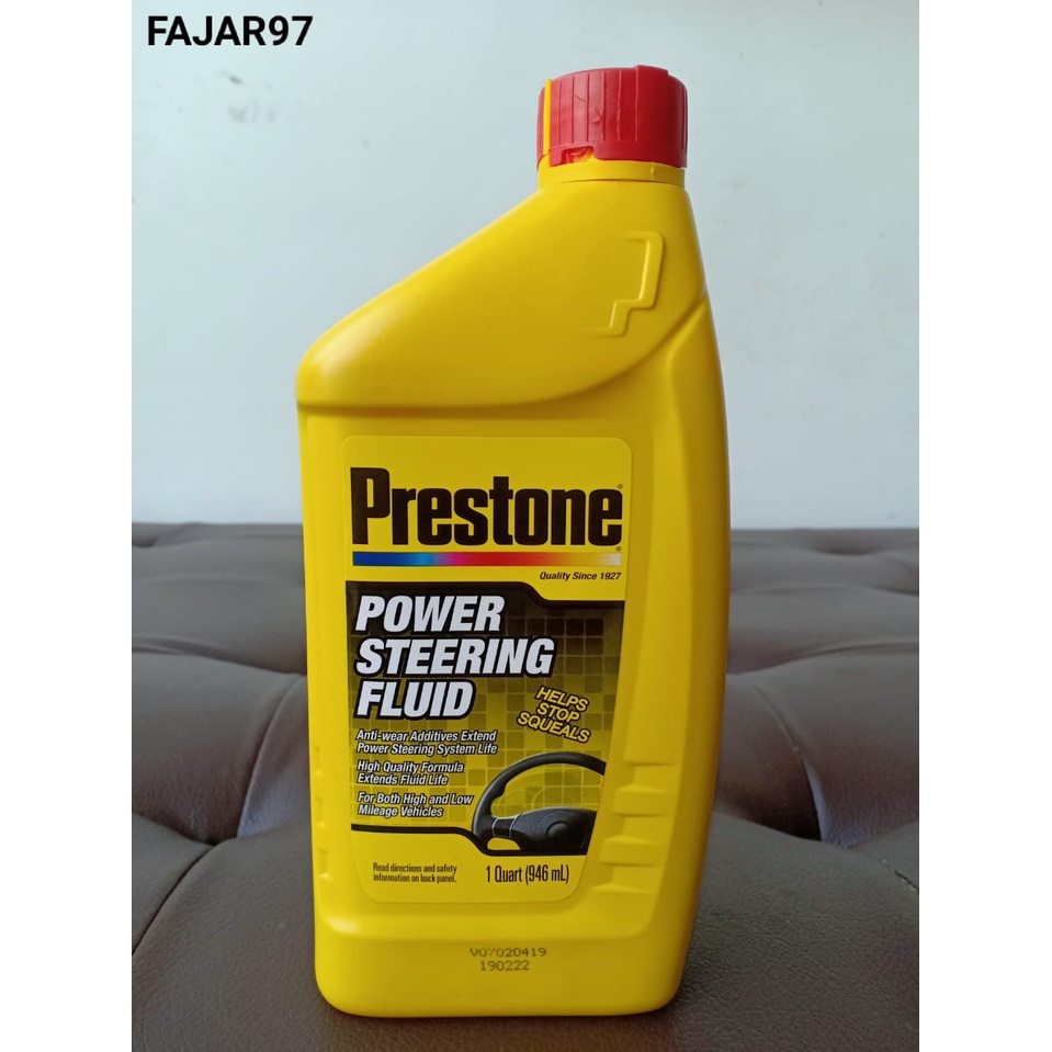 Jual Minyak power steering/Oli power steering PRESTONE ATF 1L Shopee