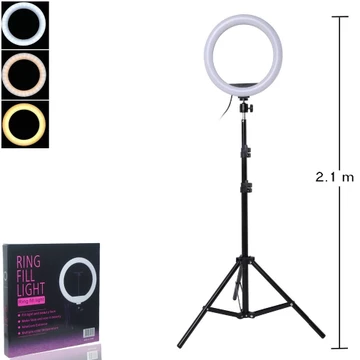 Ring Light 26Cm 33Cm Lampu Selfiebcxb 260 Tripod 2.1