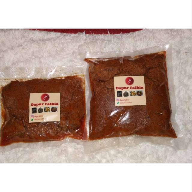 Jual Pre Order Rendang Daging Sapi Khas Minang Padang 1 kg | Shopee ...