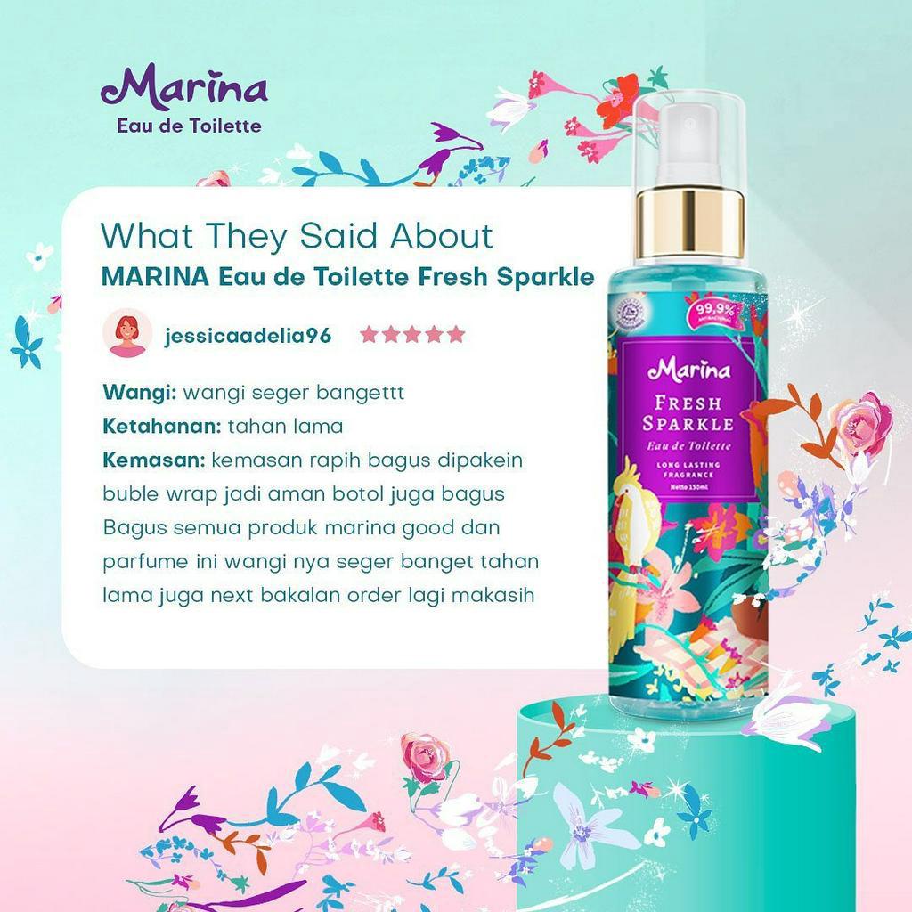 Jual Marina Eau De Toilette Peach Perfect White Diamond Sweet