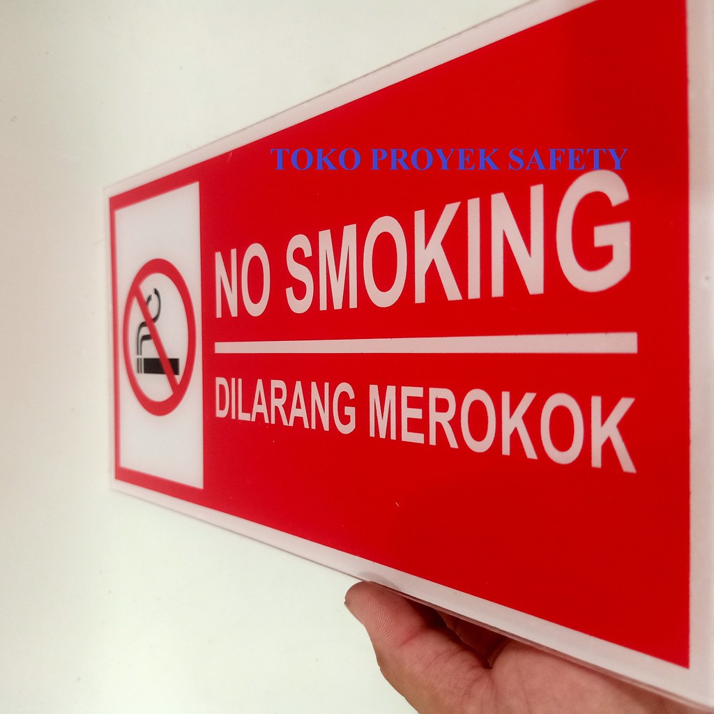 Jual acrylic rambu dilarang merokok | Shopee Indonesia