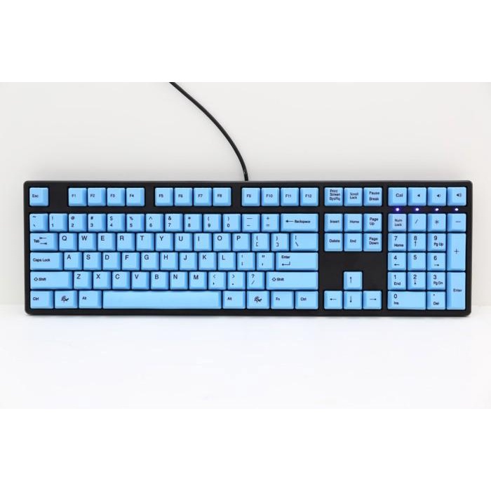 Jual Blue Cherry Mx Mechanical Keyboard Ducky One Blue Dye Pbt ...