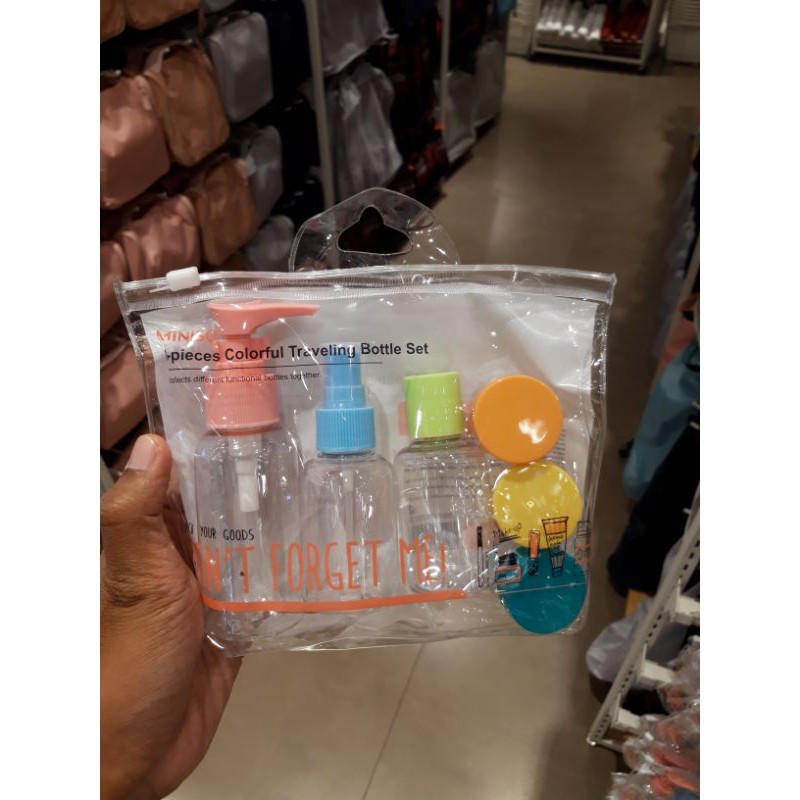 Jual Miniso Travel Kit/Botol Travel Shopee Indonesia