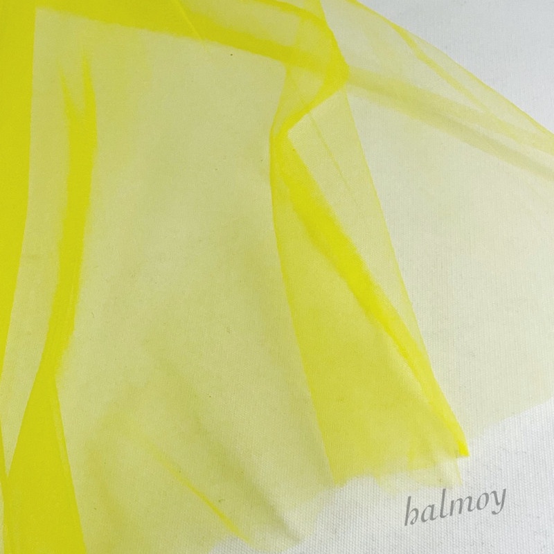 Jual KAIN TILE TULE TULLE HALUS 100 CM X 125 CM KUNING KTS03 | Shopee ...