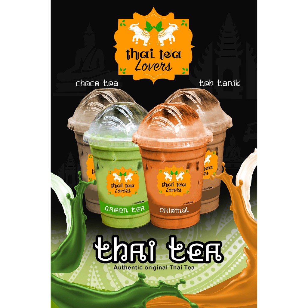 Jual Spanduk Cetak Spanduk Spanduk Thai Tea Shopee Indonesia 0944