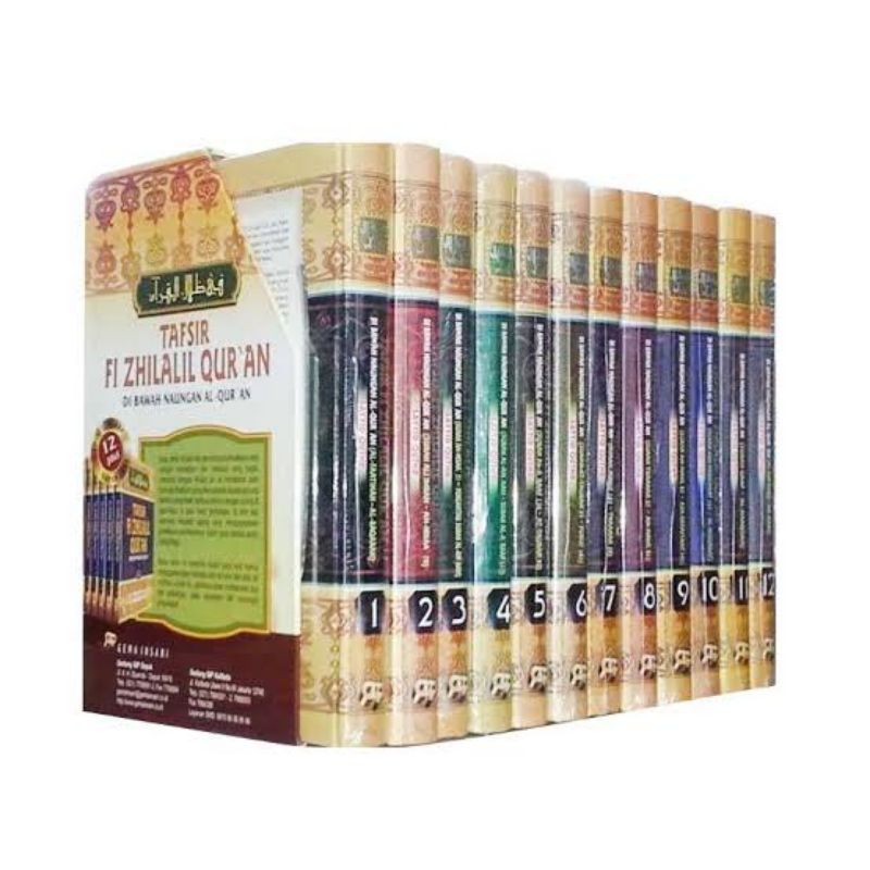 Jual Tafsir Fi Zhilalil Quran Jilid 1-12 Lengkap 30 Juz - Sayyid Quthb ...