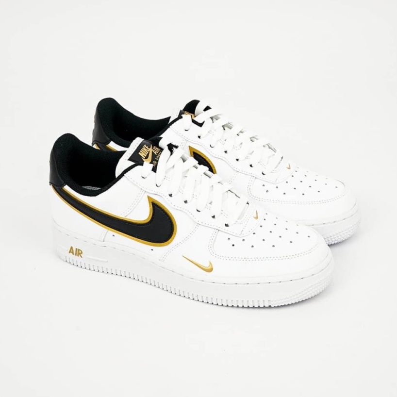 air force 1 with gold swoosh
