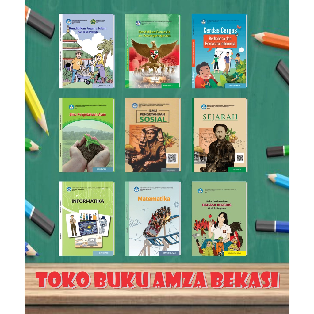 Jual Buku Kumer SMA Kelas X / Buku Kurikulum Merdeka Kelas 10 ...