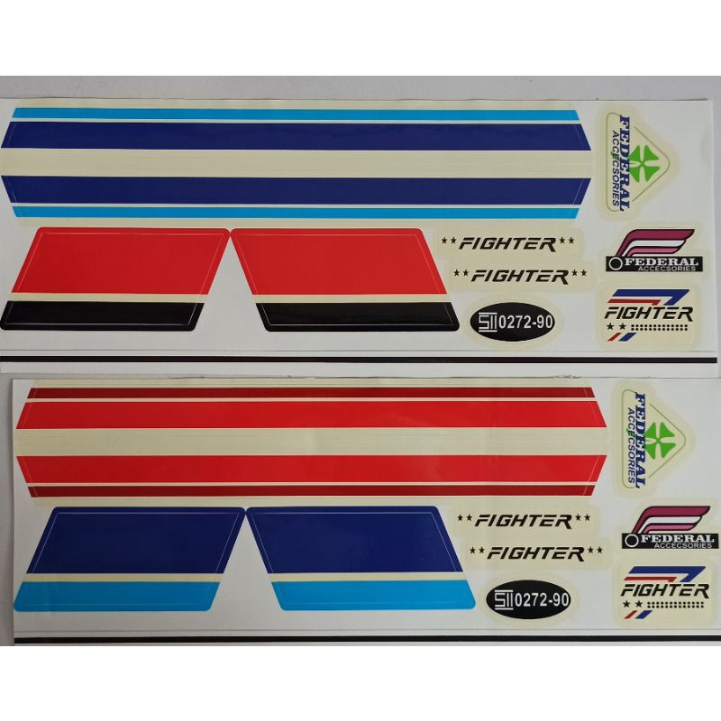 Jual sticker helm classic fighter | Shopee Indonesia