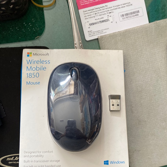 Jual Microsoft Wireless Mobile 1850 mouse | Shopee Indonesia