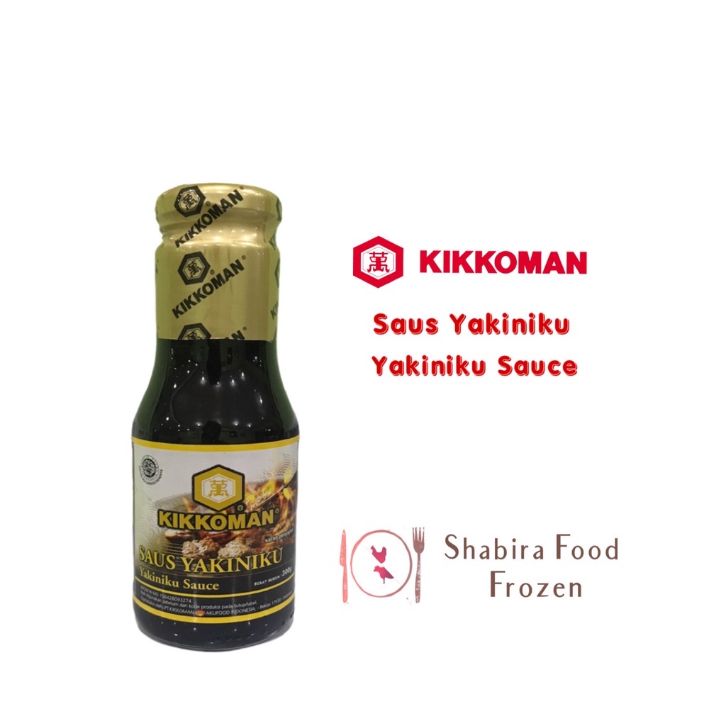 Jual Kikkoman Yakiniku Sauce HALAL Botol 300 Gr | Shopee Indonesia