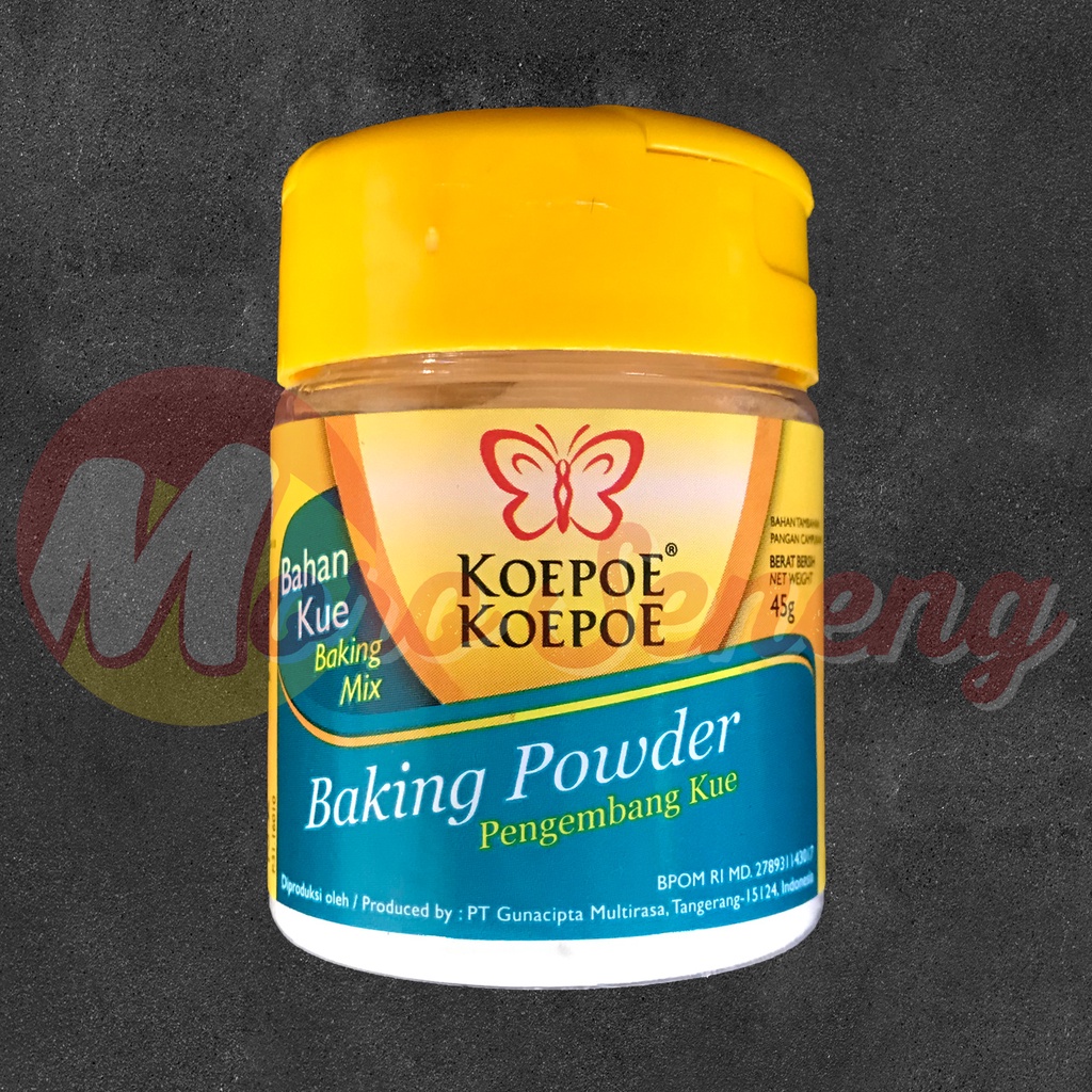 Jual Baking Powder Koepoe Koepoe 45 gram Shopee Indonesia