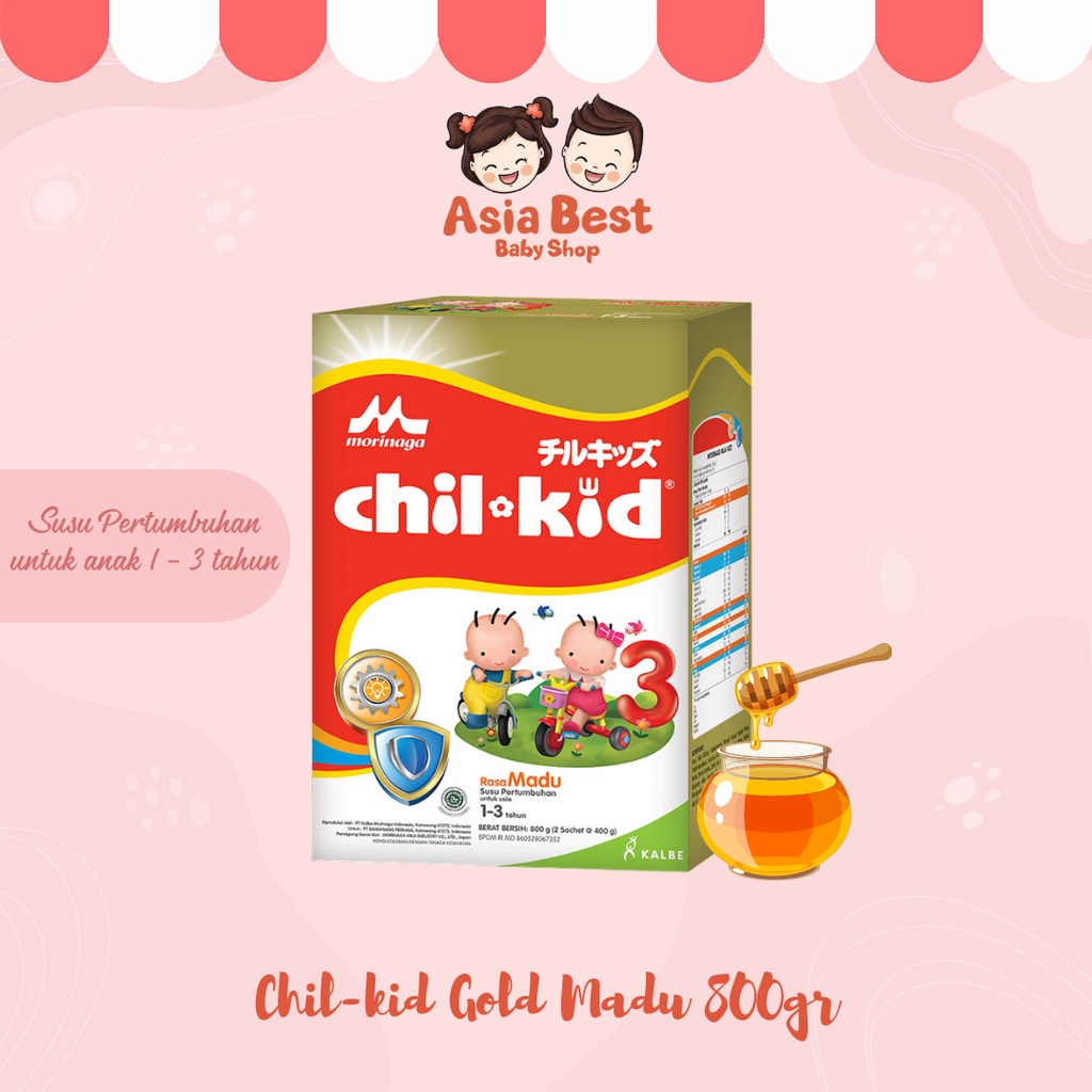 Jual CHIL KID GOLD MADU 780 GR / Susu Pertumbuhan Anak Usia 1-3 tahun ...