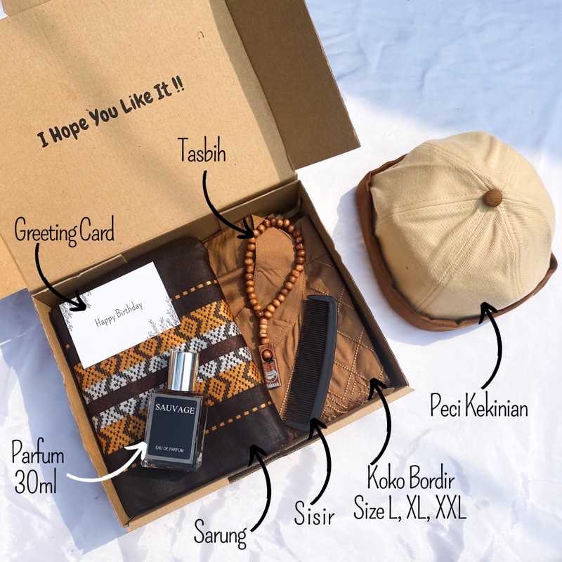 [B6655]HAMPERS COWOK/HAMPERS IDUL FITRI/HAMPERS PUASA RAMADHAN/KADO KOKO SARUNG/KADO PACAR/KADO ANNIVERSARY/HADIAH ULANG TAHUN/GIFT BOX COWOK/HAMPERS RAMADHAN/HAMPERS LEBARAN/HAMPERS IDUL ADHA/KADO WEDDING/KADO WISUDA