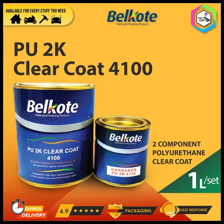 Jual Clear / Pernis Belkote Pu 2K Clear Coat 4100 1L | Shopee Indonesia