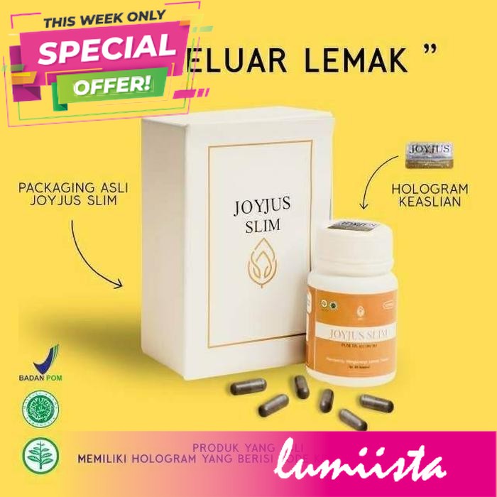 Jual Joyjus Slim Kapsul Isi 45 Dan Ecer 20 Kapsul Tanpa Botol Shopee