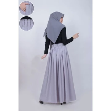 Kulot Panjang Wanita Bahan Wolfis Celana Kulot Rempel Woolpeach Celana Kerja Celana Kuliah