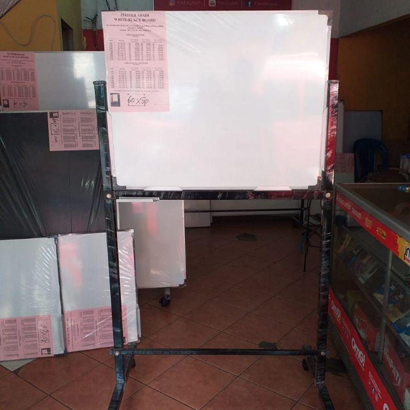 Jual Papan Tulis Whiteboard 60x90 Cm Shopee Indonesia 1027