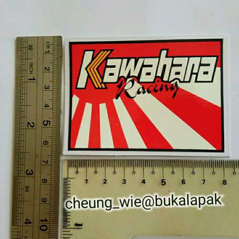 Jual Stiker / Sticker Kawahara Racing size 8cm | Shopee Indonesia