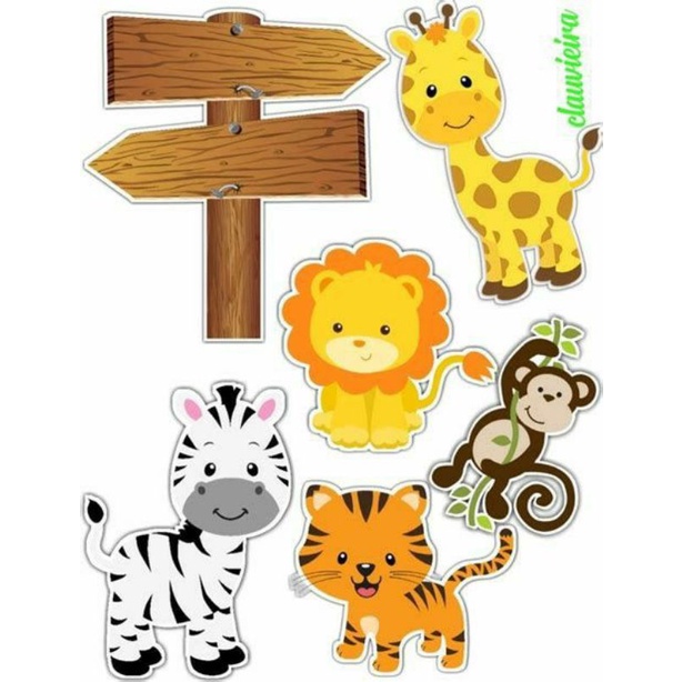 Jual Topper kebun binatang animals gajah singa bisa custom nama dan ...