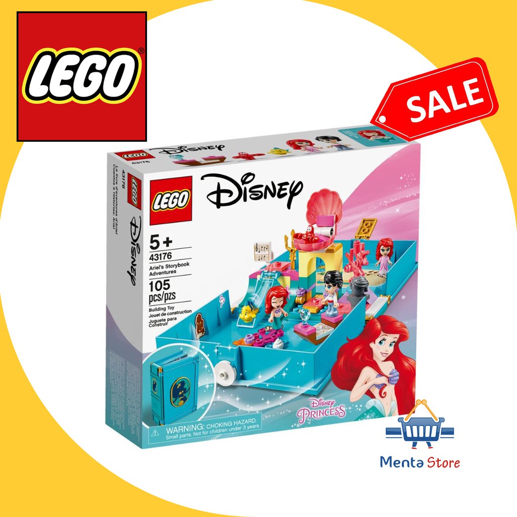 Jual LEGO Disney 43176 Ariel s Storybook Adventures Opening Book Figure Shopee Indonesia