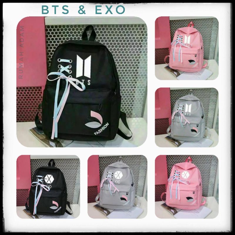 Jual PROMO TAS BTS. RANSEL JIMIN . BTS BAG .TAS KOREA - Hitam di lapak Dewi  Olshop