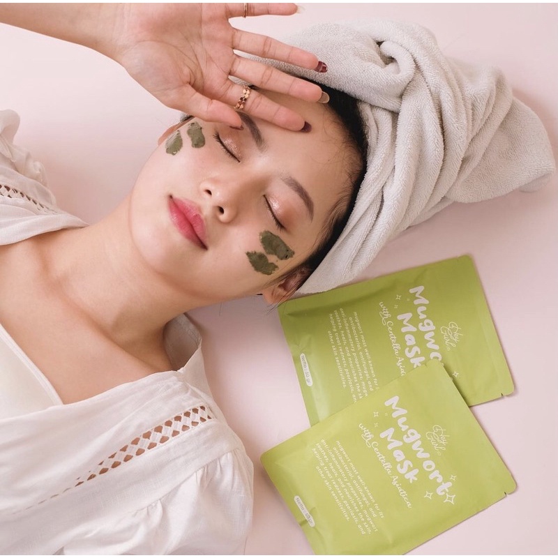 Jual SAFRON MASK HEYGURL MASKER MUGWORT HEYGURL LIP GLOW OIL SERUM