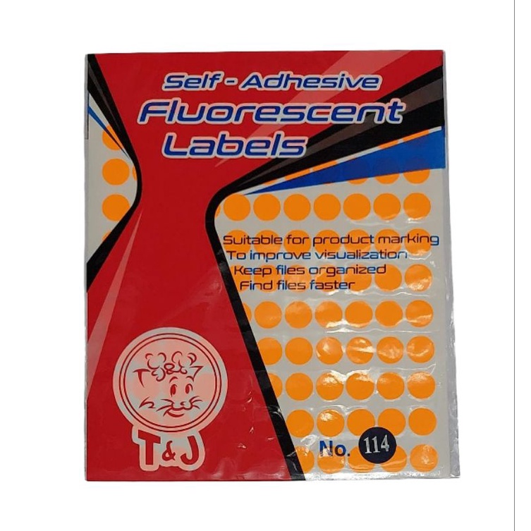 Jual Label Dot / Fluorescent Sticker Tom & Jerry 97 - 114 | Shopee ...