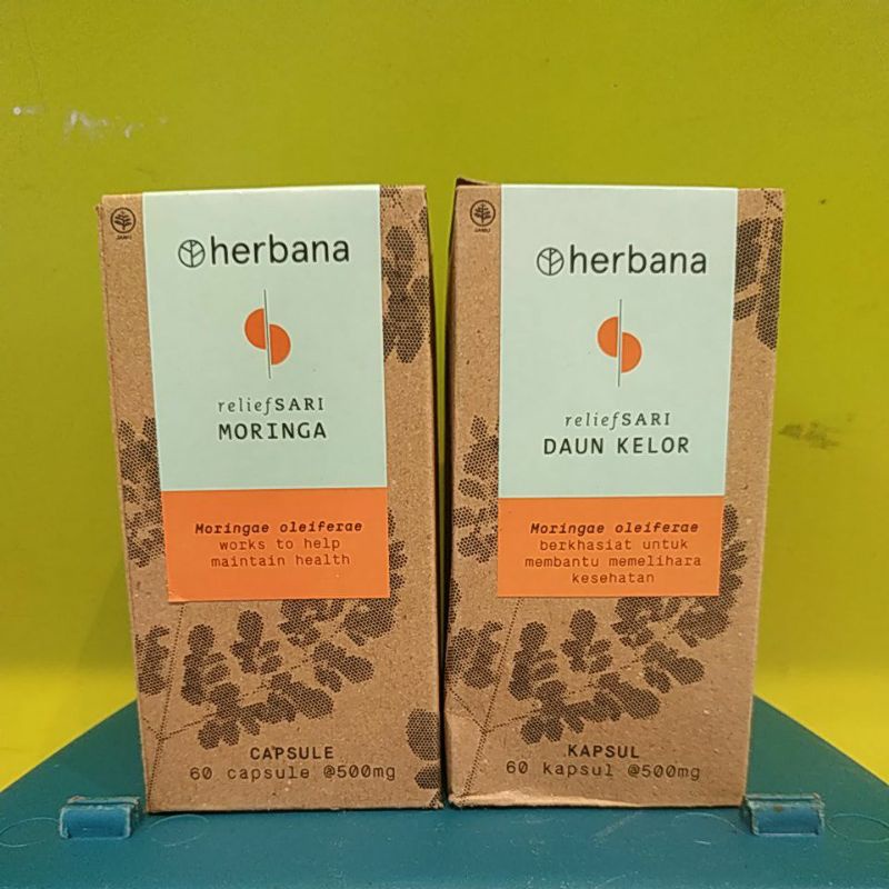 Jual Herbana ReliefSari Moringa ( Daun Kelor ) Shopee Indonesia