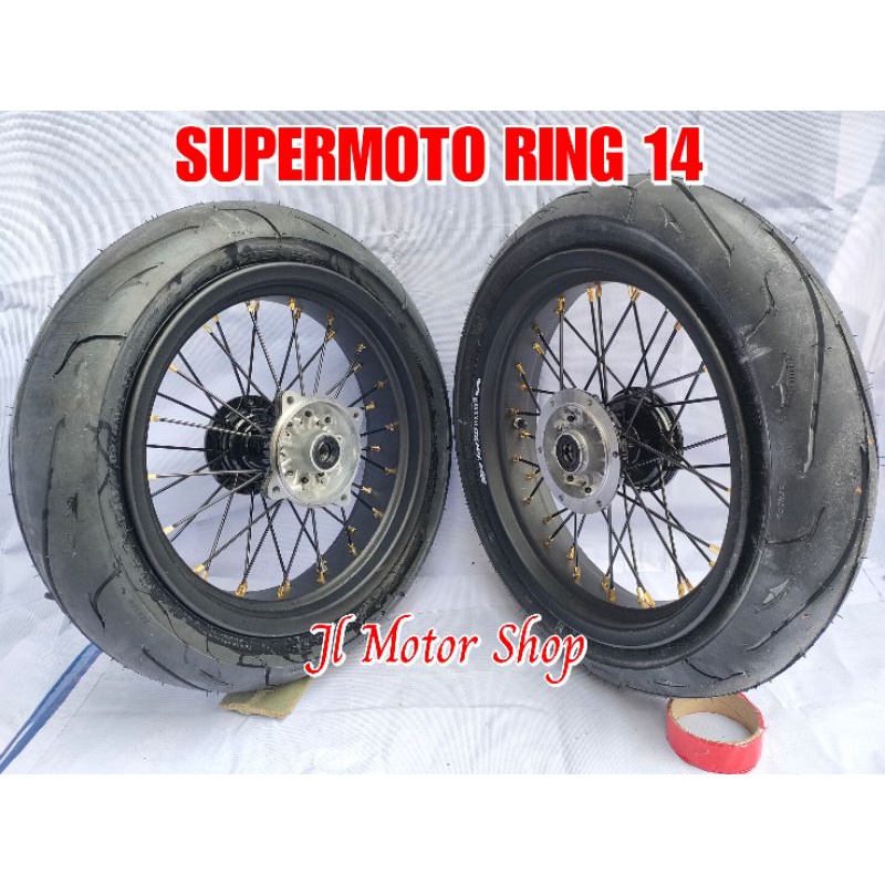 Jual Paket Komplit Velg Supermoto Super Moto Ring Honda Crf Plus