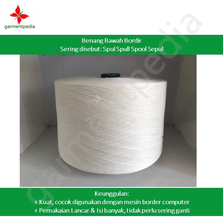 Jual Benang Bawah Bordir Spul Sepul Spool Spull Sekoci Standard