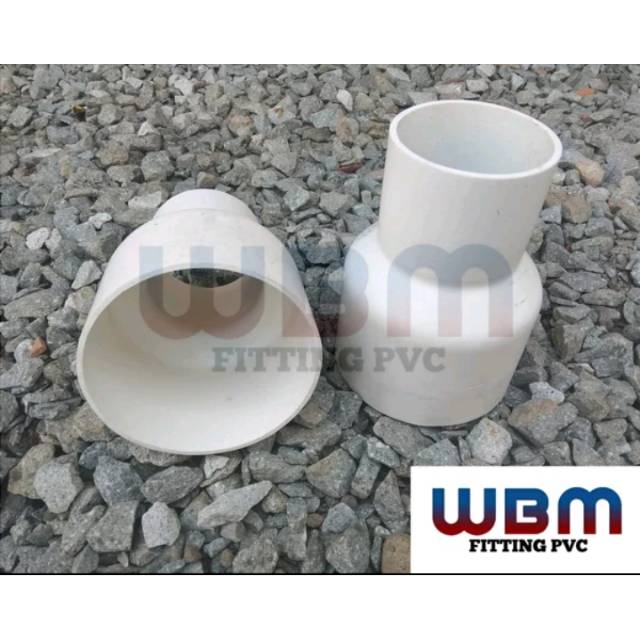 Jual Fitting pvc Reducer socket 3 x 2 inchi WBM fitting pvc | Shopee ...