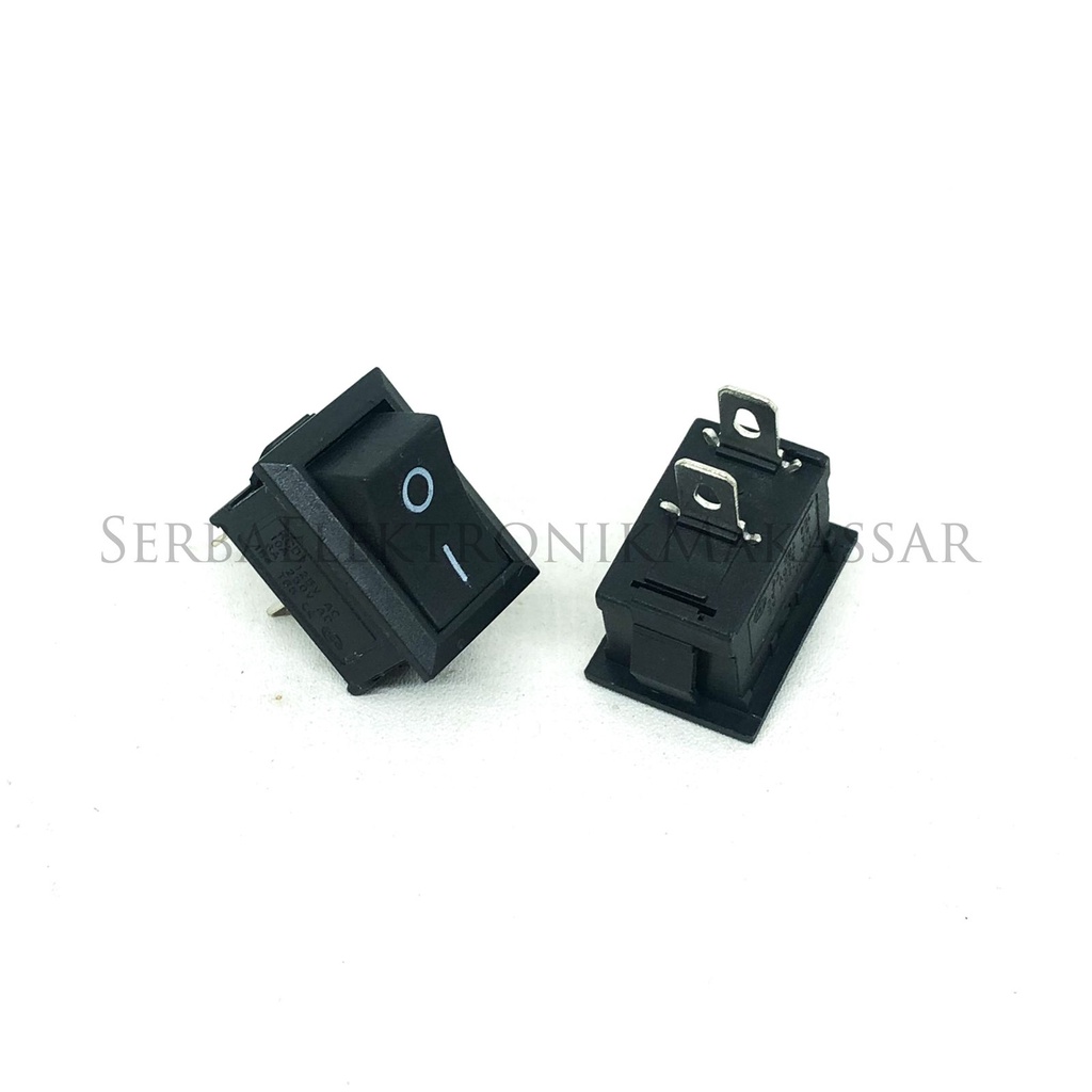 Jual Saklar On Off 2pin Kecil Rocker Switch Tanpa Lampu 2 Kaki Segi ...