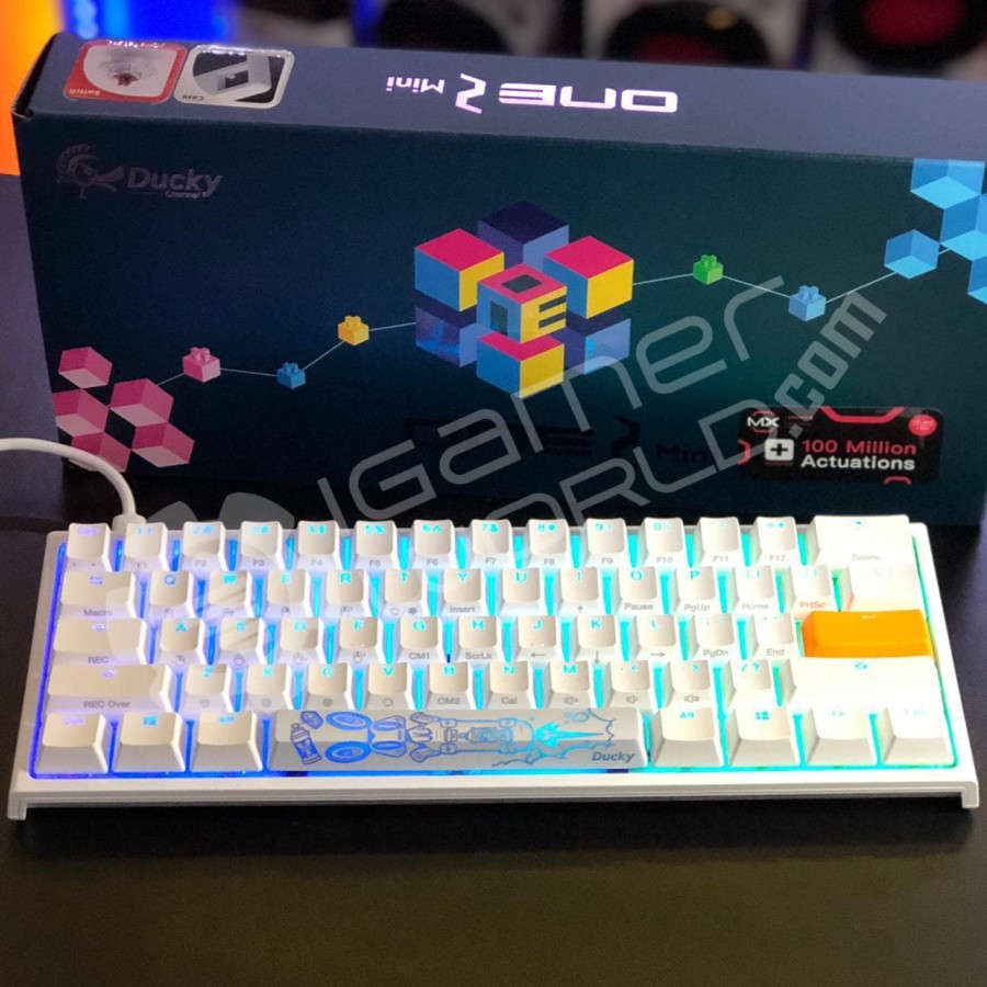 Jual Ducky One 2 Mini RGB White 60% Mechanical Keyboard | Shopee Indonesia