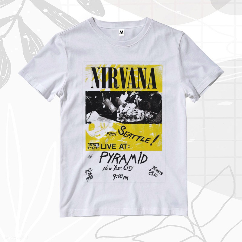 Jual Nirvana Kurt Cobain Kaos Band Nirvana | Shopee Indonesia
