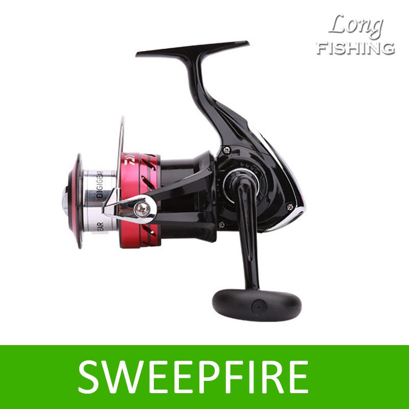 Mulinello Da Spinning Daiwa Sweepfire 2500 – 2 Cuscinetti, Rapporto 5.3:1 – Bobina In Alluminio ABS