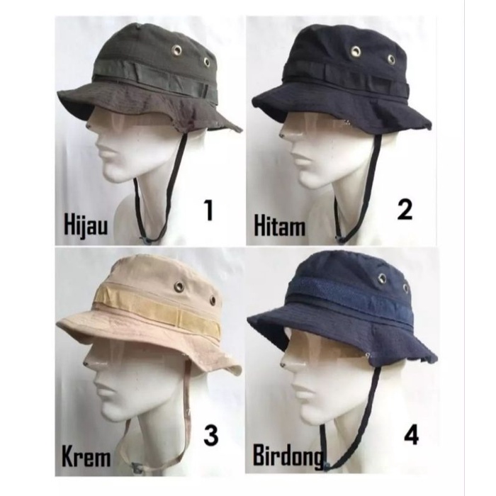 Jual Topi Rimba Ori Ripstok // Topi Rimba Adventure Pria&Wanita ...