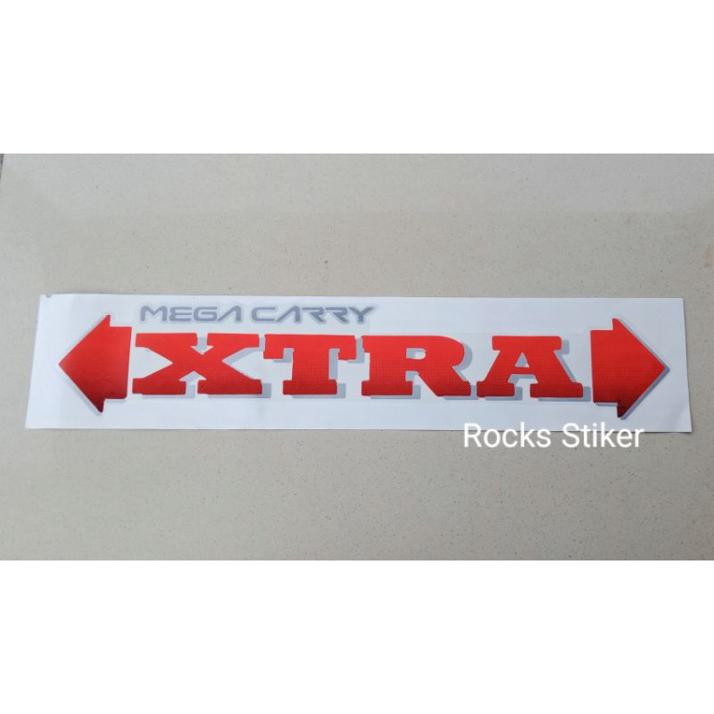 Jual Stiker Mega Carry Extra / Stiker Bak Samping Mega Carry Extra ...
