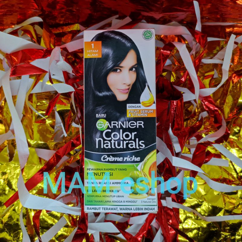 Jual Garnier Hair Color Naturals Creme Riche No.1 Only Pewarna Rambut